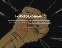 Portfolio Experiment Screenshot